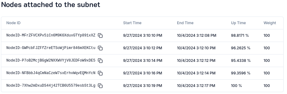 Ash Console subnet attached nodes bis