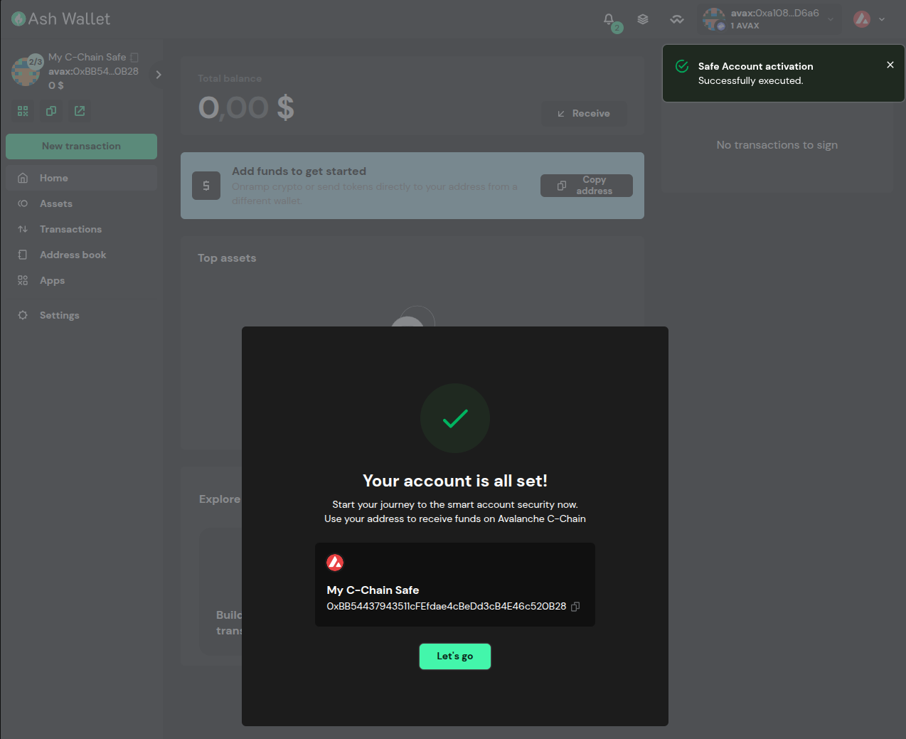 Safe Creation